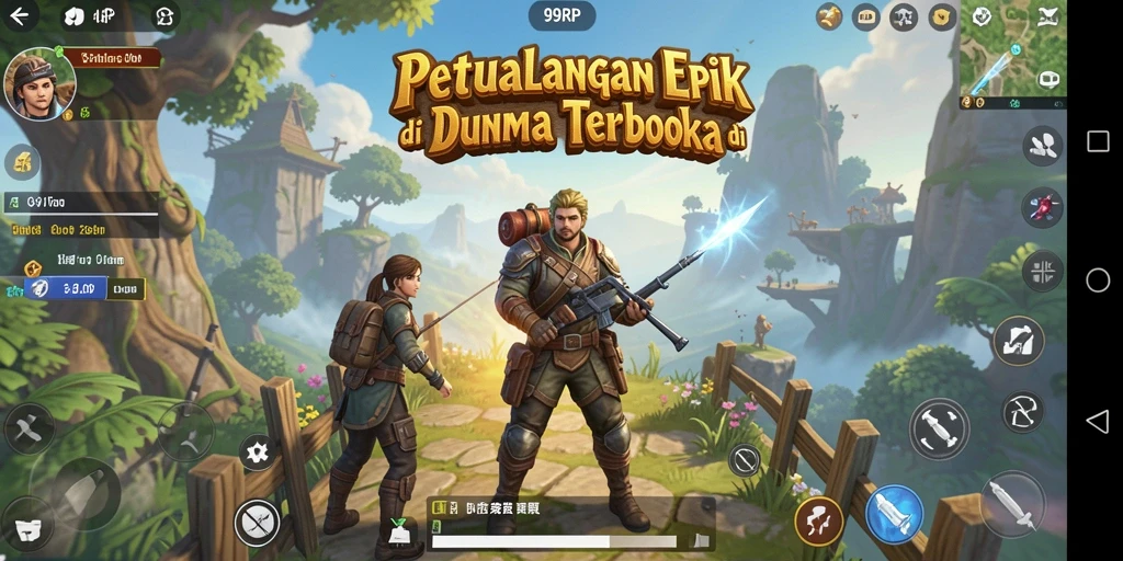 Gameplay seru dan menantang di 99RP.