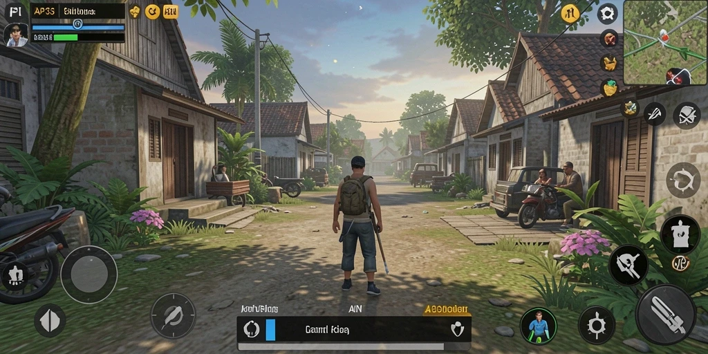 Tampilan gameplay API33 menampilkan interaksi dan eksplorasi yang mendalam.