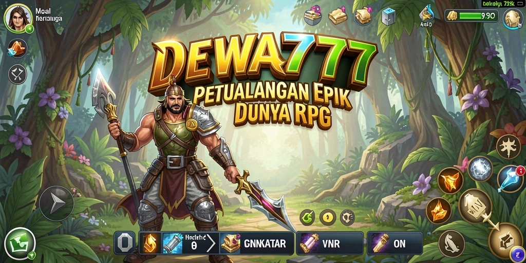 Tampilan gameplay seru dan aksi menarik dalam DEWA777.