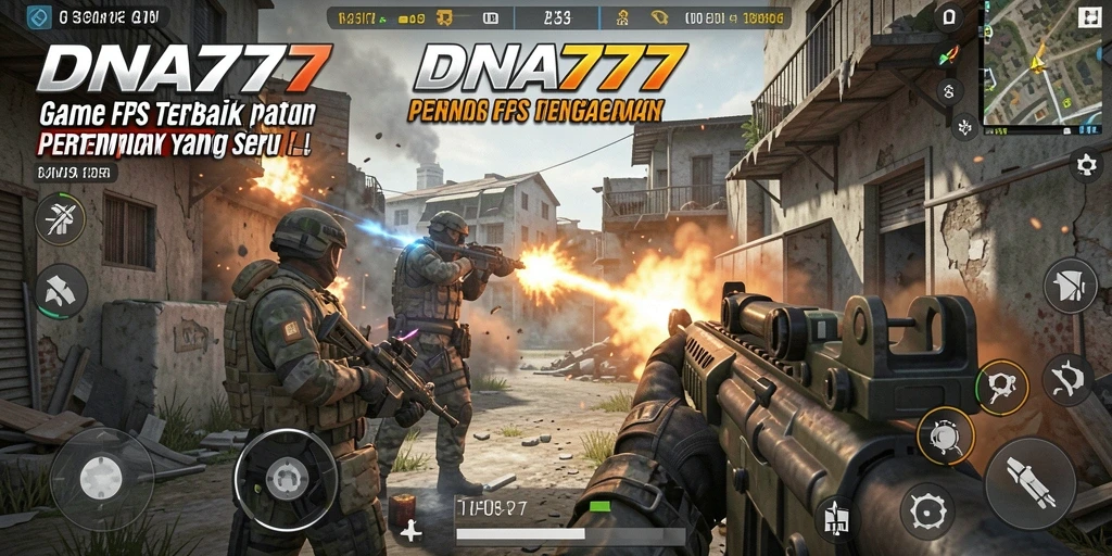 Gameplay intens di mode FPS dengan grafis yang menakjubkan.