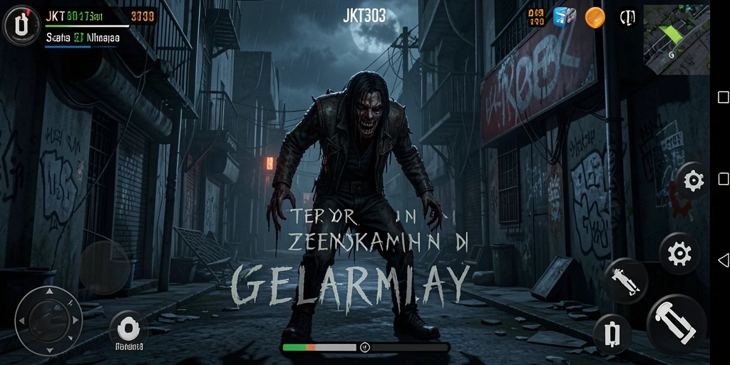 Screenshot pengalaman gameplay menakutkan di JKT303.