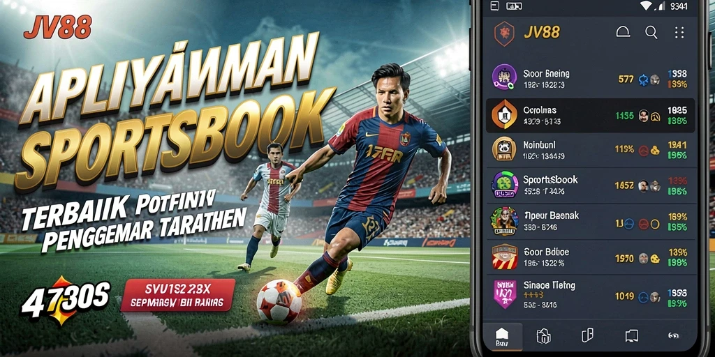 Tampilan gameplay Sportsbook JV88 yang menarik dan interaktif.