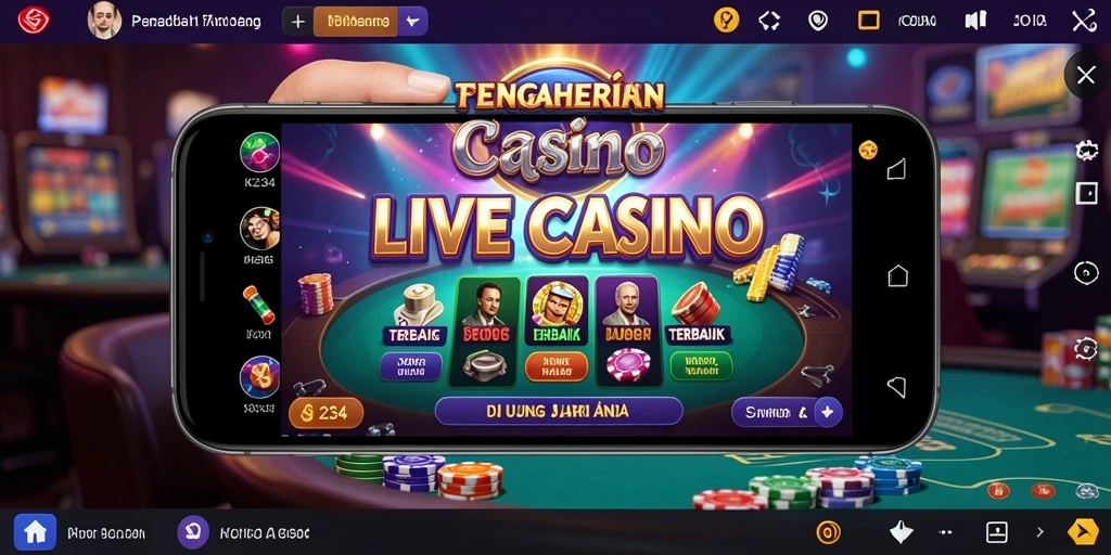 Tampilan gameplay Live Casino yang menarik di K234.