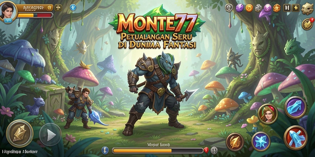 Screenshot gameplay MONTE77 menampilkan momen seru di dunia petualangan.