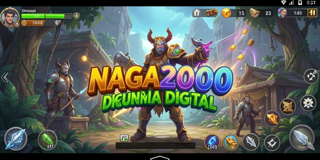 Tampilan gameplay menarik NAGA2000 menampilkan aksi seru dalam simulasi petualangan.