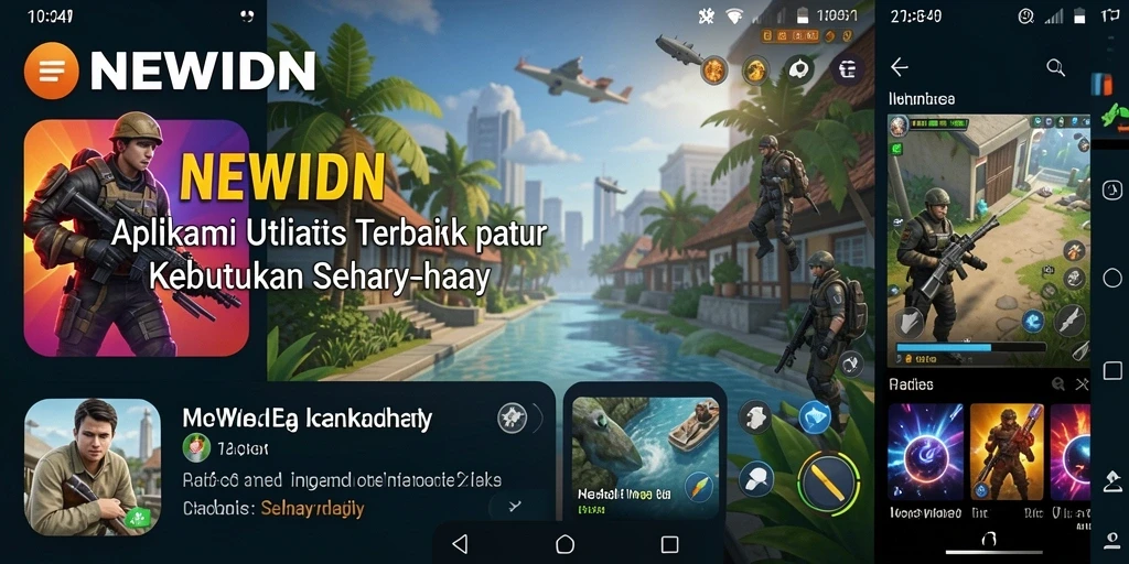 Tampilan antarmuka utama NEWIDN yang intuitif dan efisien.