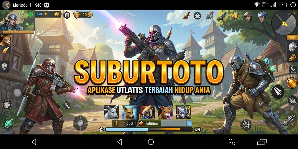 Tampilan antarmuka utama SUBURTOTO yang intuitif dan fungsional.