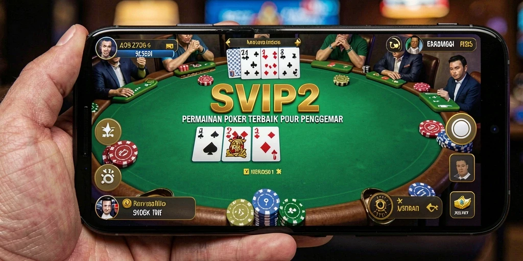 Screenshot gameplay <strong>SVIP2</strong> menampilkan aksi seru saat bermain poker.